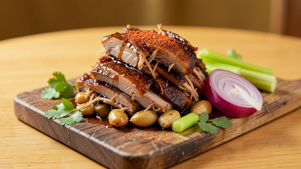 American Pulled Pork Recipe: Slow-Smoked Crunch With Celery Crown Topping