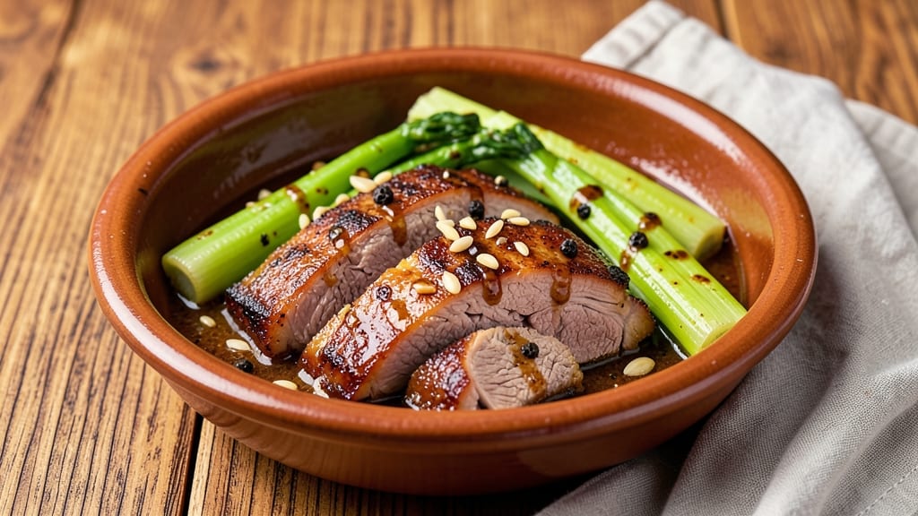 Adobo Sitaw With Pork Recipe: Slow-Braised Celery and Pork in Tangy Vinegar Magic