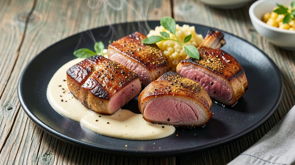 Foodnatics Pork Chops Recipe: Pan-Seared Crispness with Juicy Pink Hearts