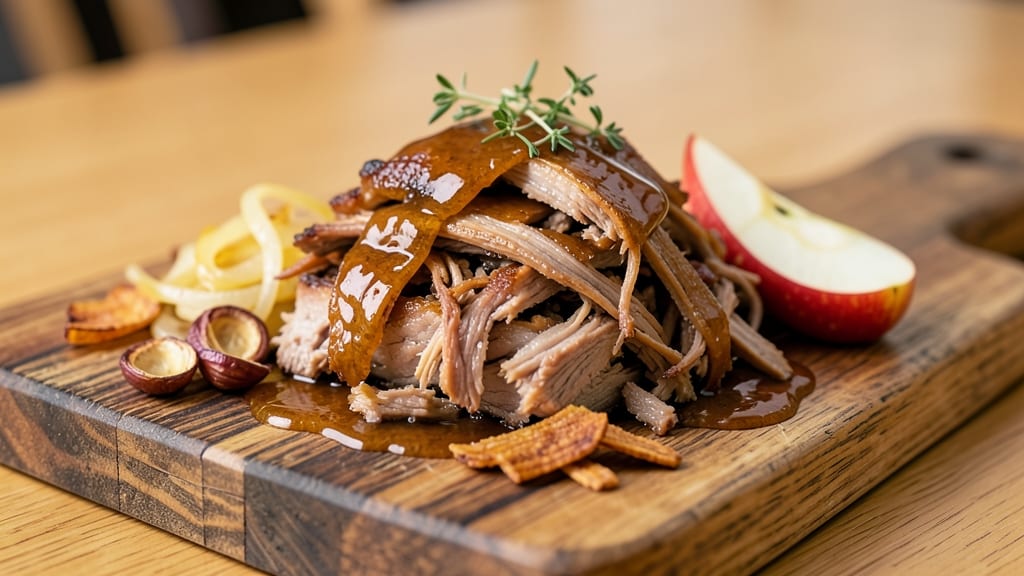 Apple Bourbon Pulled Pork Recipe: Slow-Smoked Richness With Apple-Bourbon Glaze