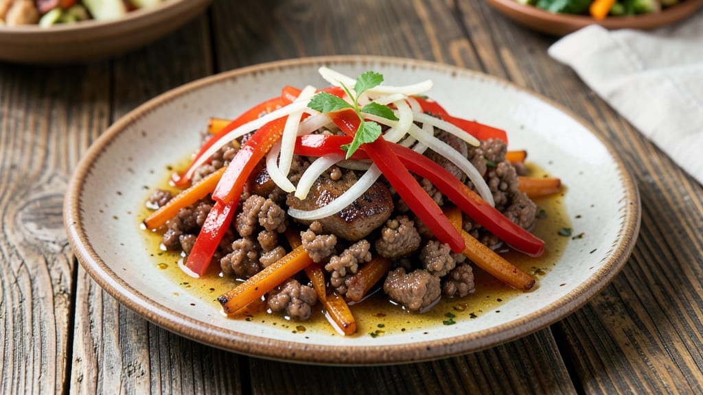 Minced Pork and Vegetables Recipe: One-Pan Stir-Fry With Savory Depth