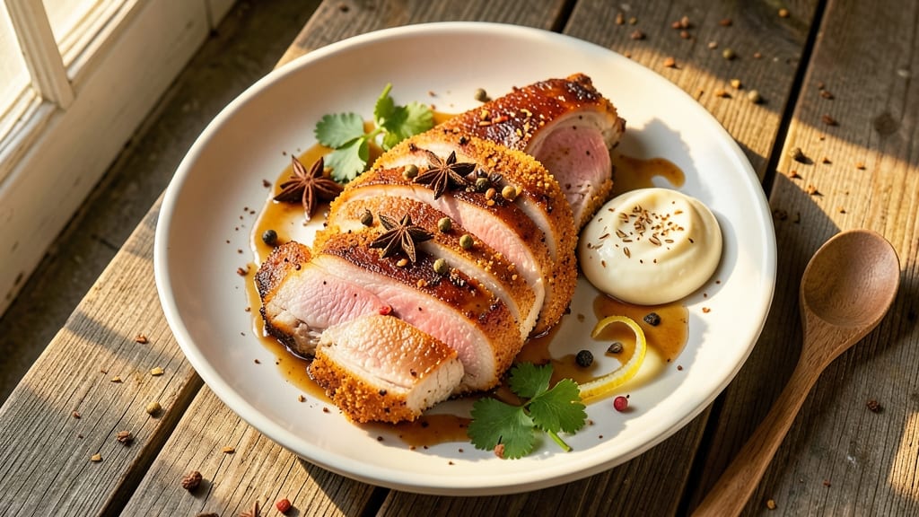 Baked Butterfly Pork Chops Recipe: Crispy Five-Spice Crust, Juicy Pink Centers