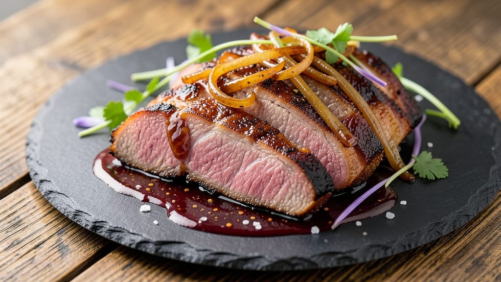 BBQ Pork Belly Slices Recipe: Crispy Five-Spice Bark with Caramelized Tamarind Drizzle