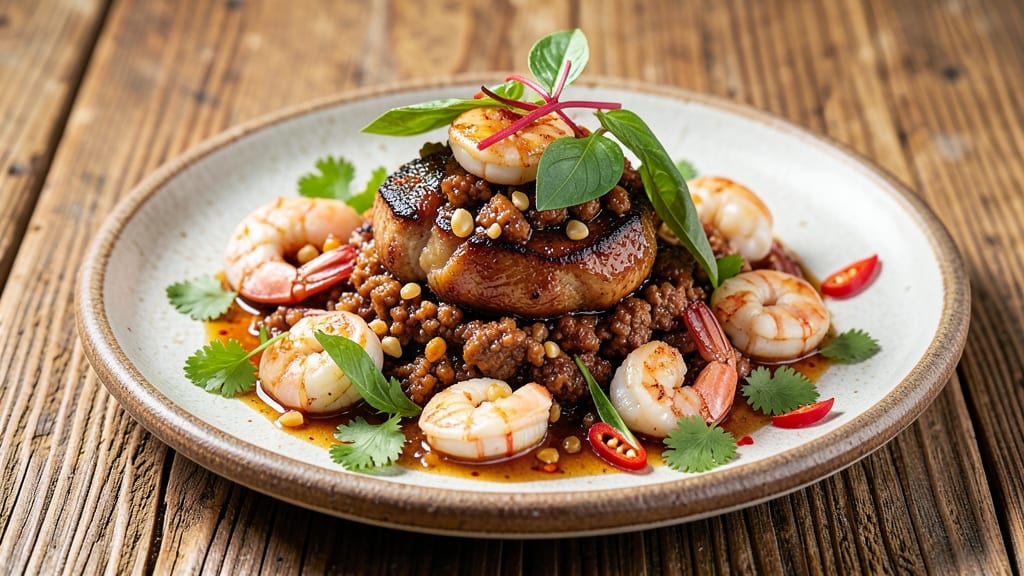 Minced Pork and Prawn Recipe: One-Pan Fragrant Stir-Fry with Garlic and Chili