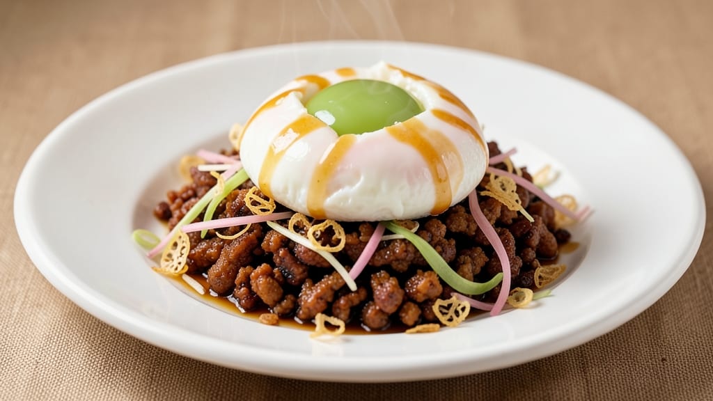 Minced Pork and Steamed Egg Recipe: Silky Egg Custard With Savory Pork Filling