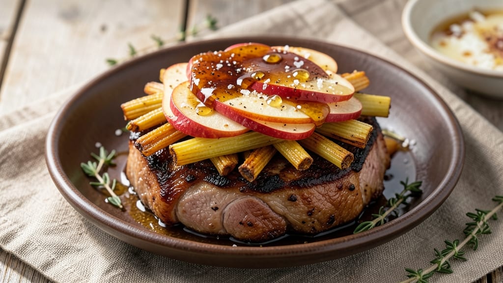 3 Layer Pork Recipe: Smoky-Sweet Shreds With Crispy Celery Crowns