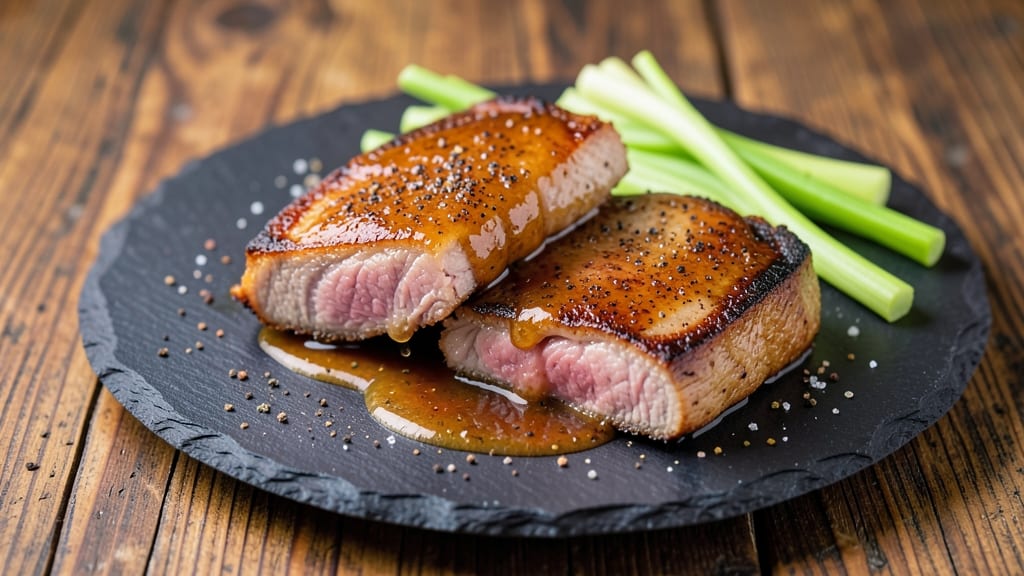 Mississippi Pork Recipe: Celery Crown Crisp With Smoky Sweet Gravy