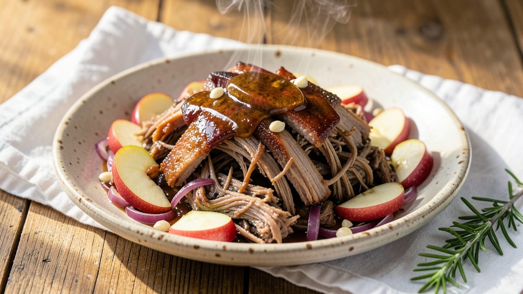 Apple Pulled Pork Recipe: Sweet-Tart Apple Shreds in 6 Hours