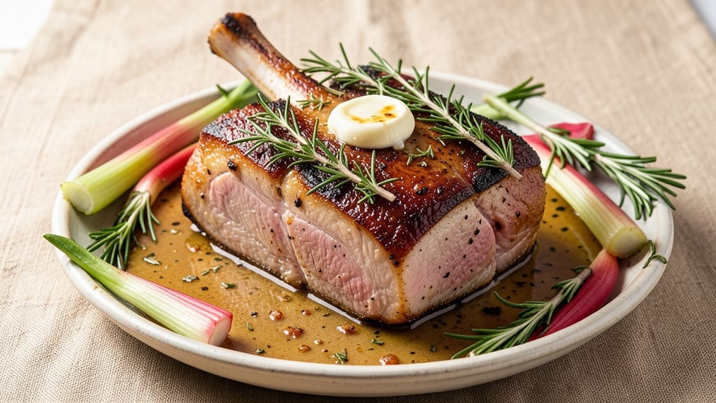 4lb Pork Loin Roast Recipe: Juicy Pink Centers Guaranteed With Crispy Celery Crowns