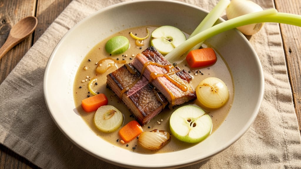 Apple Pork Ribs and Apple Soup Recipe: Smoky-Sweet Apple Infusion That Caresses Every Spoonful