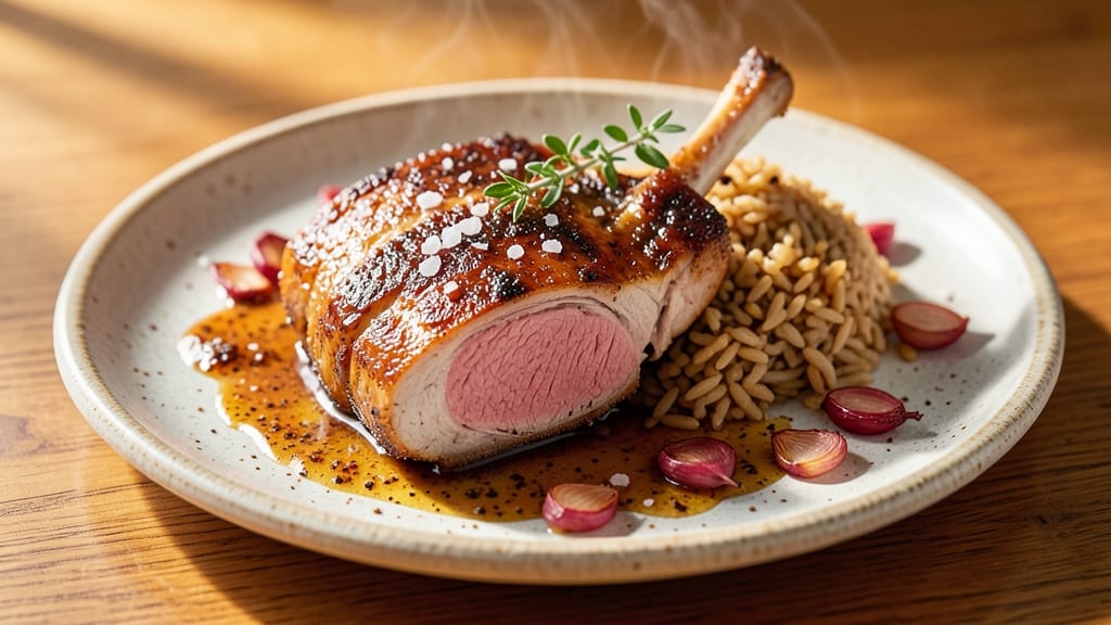 Allspice Pork Chops Recipe: Warmly Spiced Crust With Celery Crown Crunch