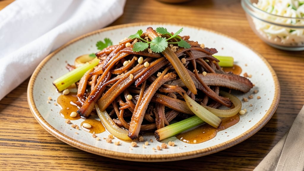 Amazing Pulled Pork Recipe: Slow-Smoked Tenderness With Celery Crown Crunch