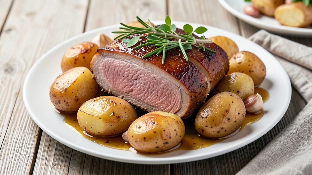 Amazing Pork Tenderloin Slow Cooker Recipe with Potatoes And: One-Pan Dinner With Crispy Potatoes