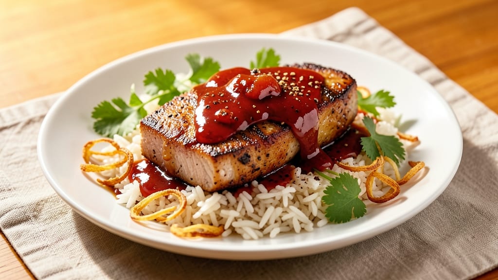 Campbell's Polynesian Pork Chops Recipe: Five-Spice Crust Meets Tamarind Glow
