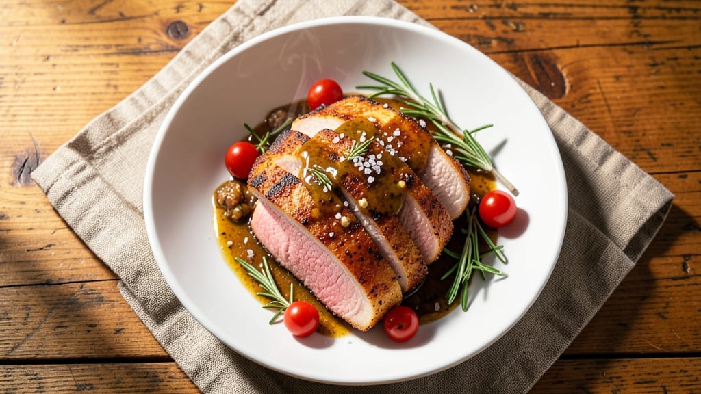 Air Fried Pork Tenderloin Recipe: Juicy Pink Centers With Crispy Celery Crowns