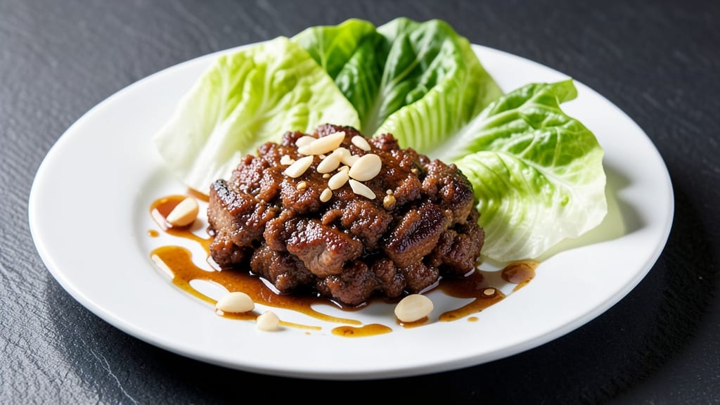 Minced Pork With Lettuce Recipe: Crispy Noodle Salad With Sweet-Savory Twist