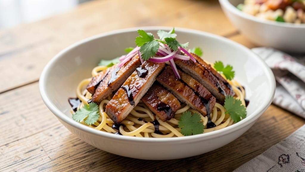 Char Siu Pork Noodles Recipe: Cantonese-Inspired Sweet-Savory Harmony