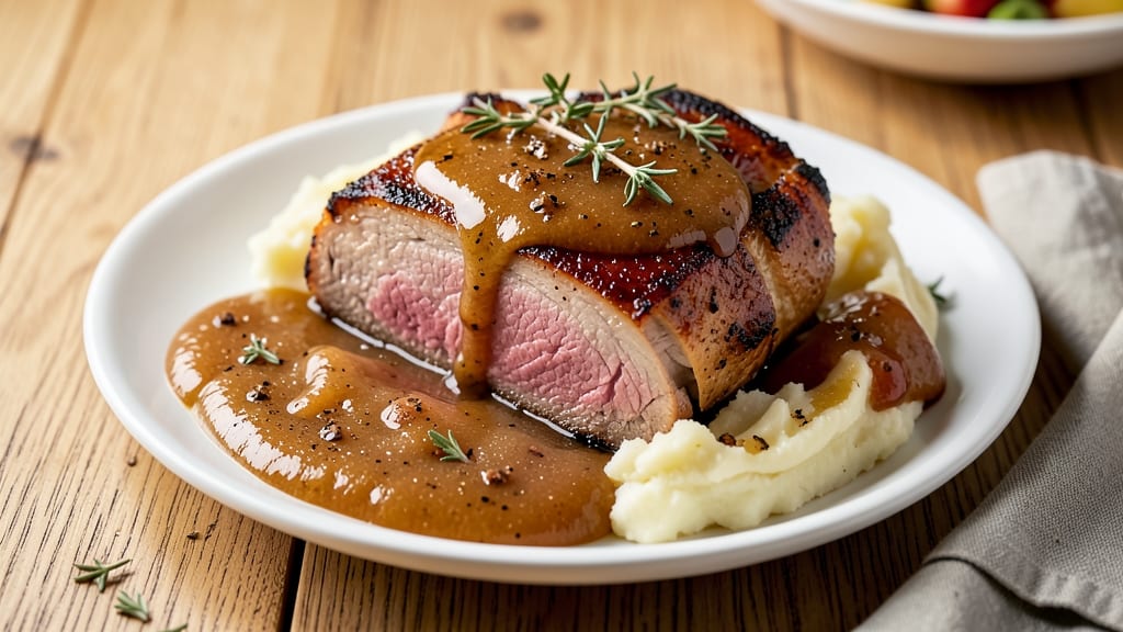 Apple Sauce For Pork Roast Recipe: Sweet-Tangy Glaze That Locks in Moisture