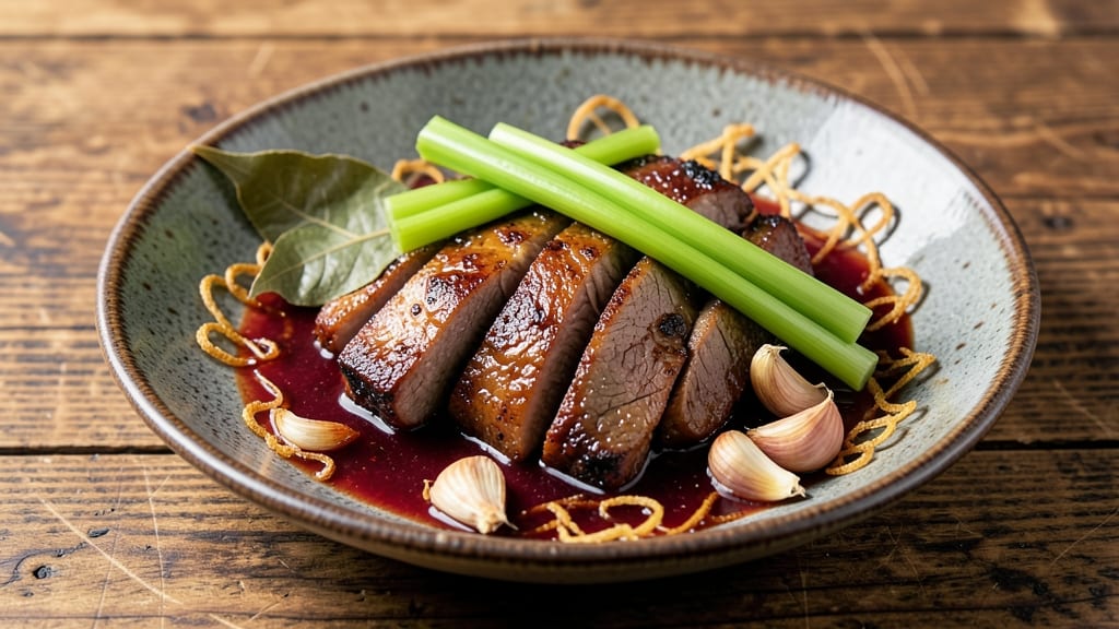 Adobo Pork Livers Recipe: Vinegar-Braised Richness With Celery Crown Crunch