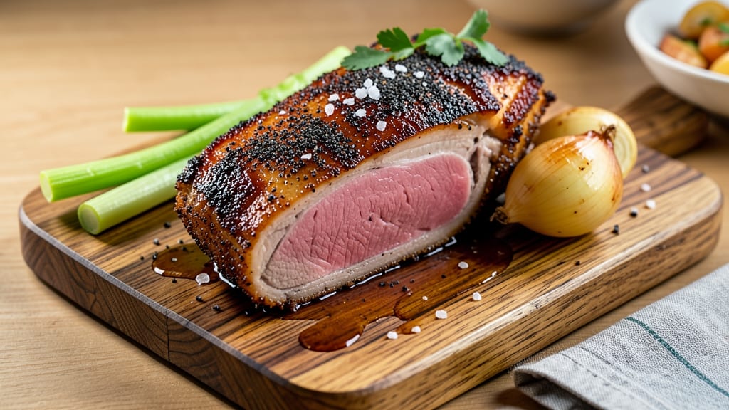 3-Lb Pork Shoulder Roast Recipe: Slow-Cooked Shreds With Celery Crown Crunch