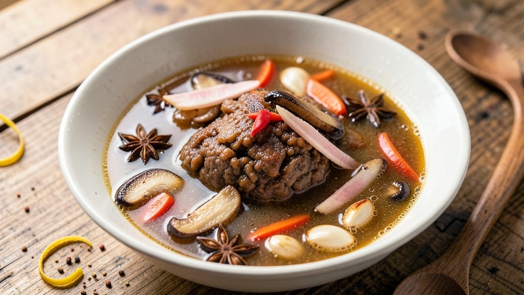Minced Pork Soup Recipe: Fragrant Star Anise and Ginger Broth