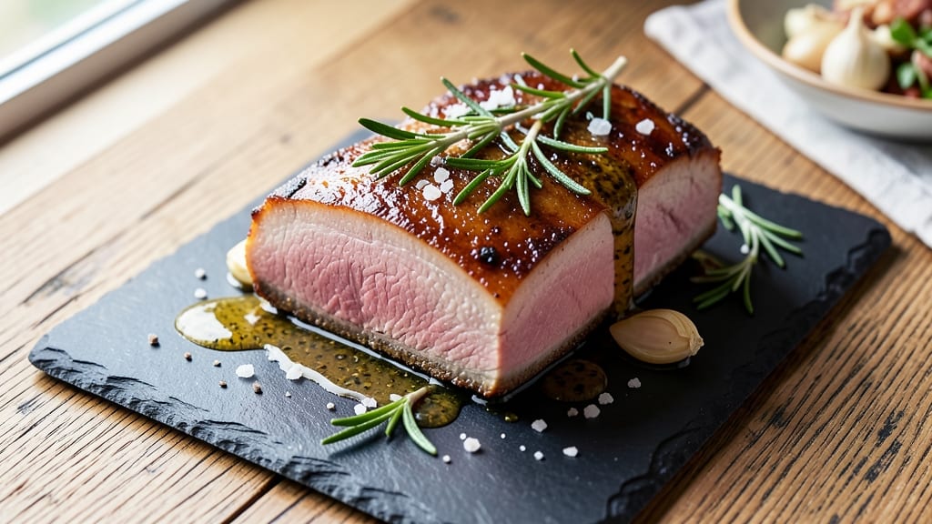 1lb Pork Loin Recipe: Rosemary-Infused Crust With Stay-Juicy Pink Hearts
