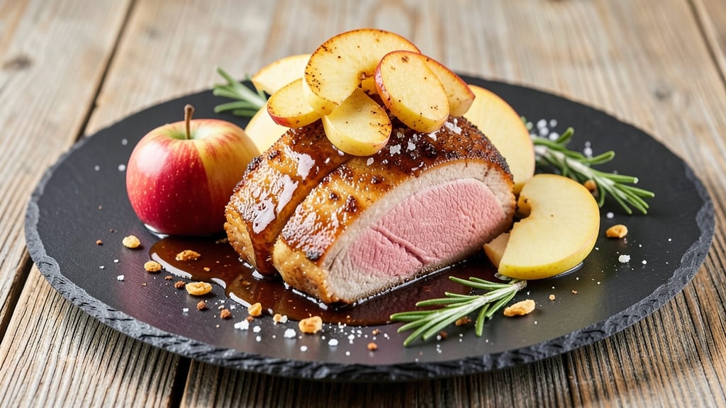 Apple Bourbon Pork Loin Recipe: Slow-Braised Spice-Infused Tenderness