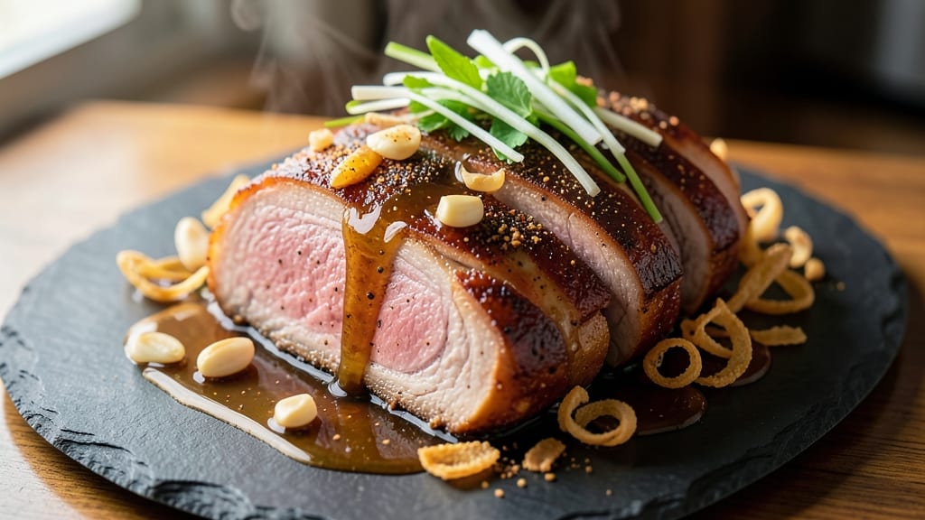 Asian Pork Loin Roast Recipe: Five-Spice Crust Meets Juicy Pink Core