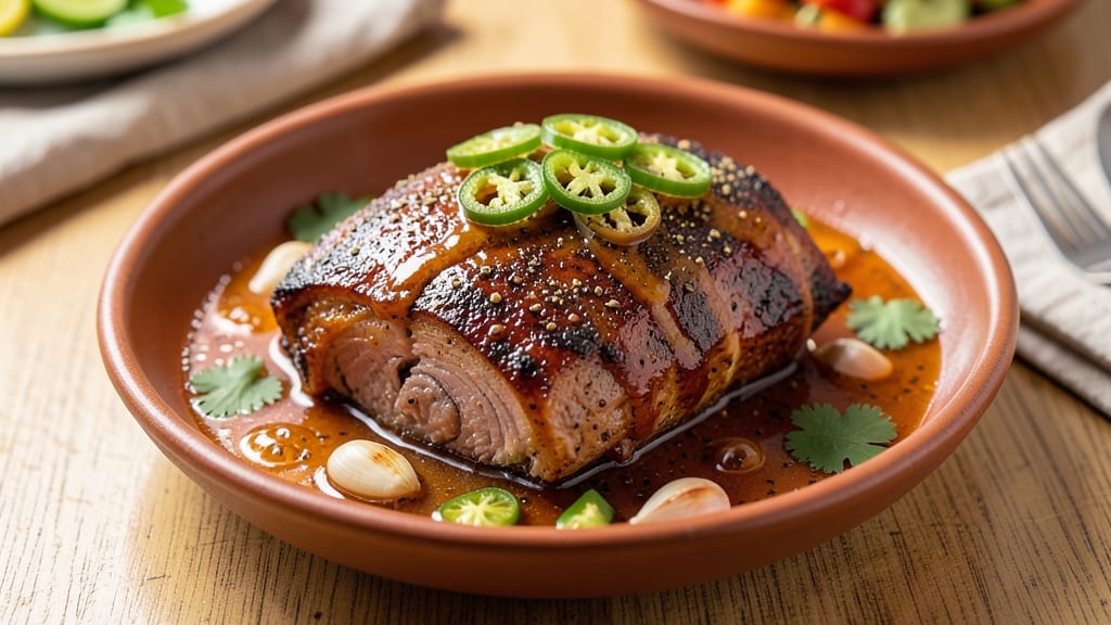 Mexican Pork Pressure Cooker Recipe: Smoky Chipotle Shreds With Crispy Celery Crowns
