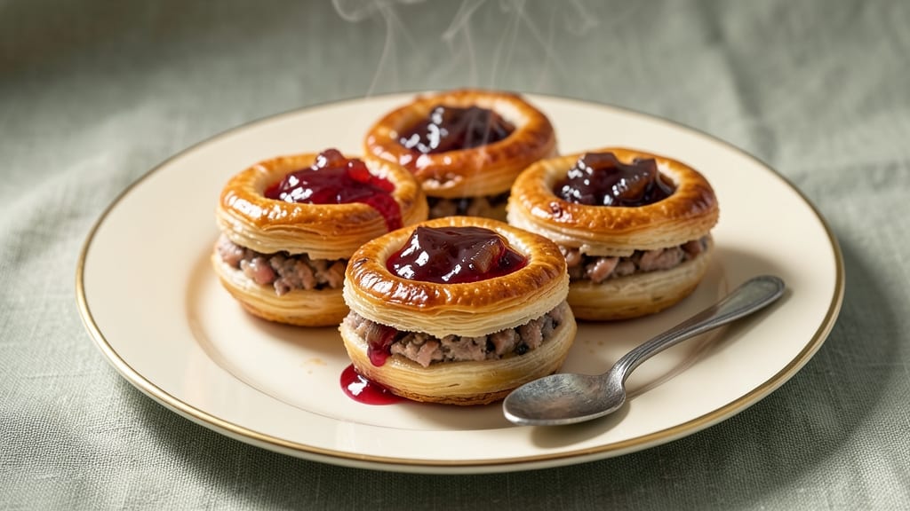 Mini Pork Pies Recipe With Jelly: Flaky Crusts Filled With Savory Meat and Sweet Tang
